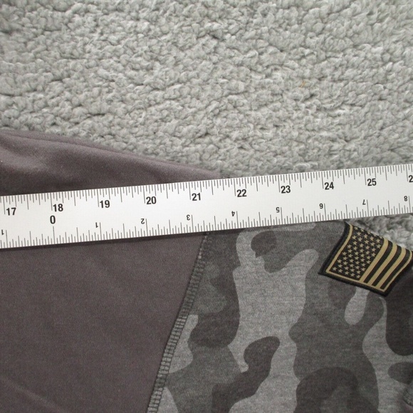 Colosseum Hoodie Arizona State University Sun Devils Womens M Gray Gold and Camo - Picture 11 of 16